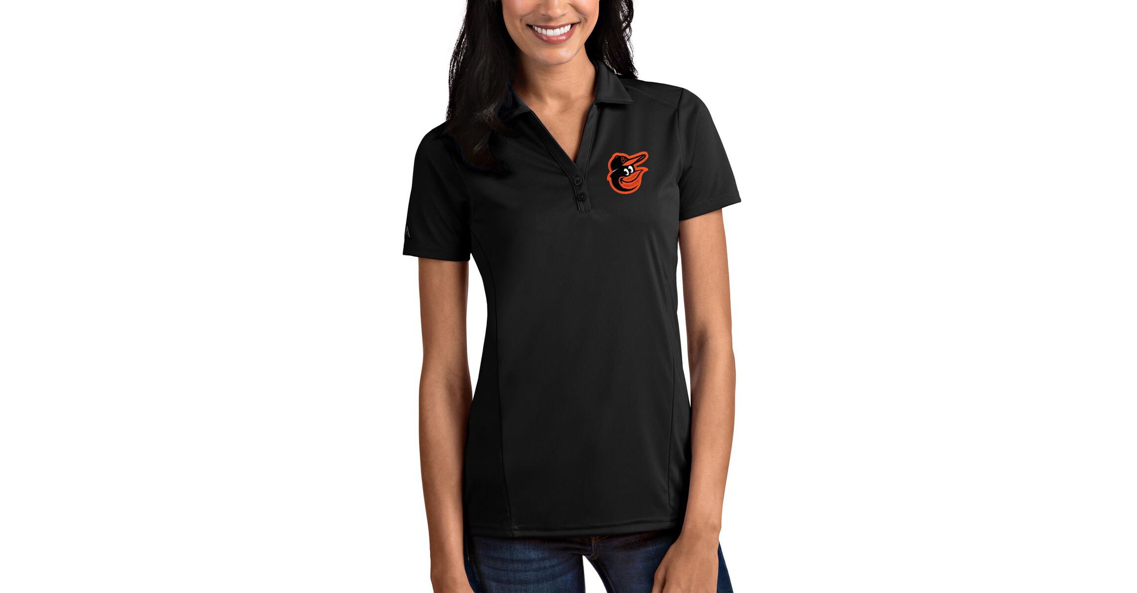 MLB Baltimore Orioles Tribute Polo - Black