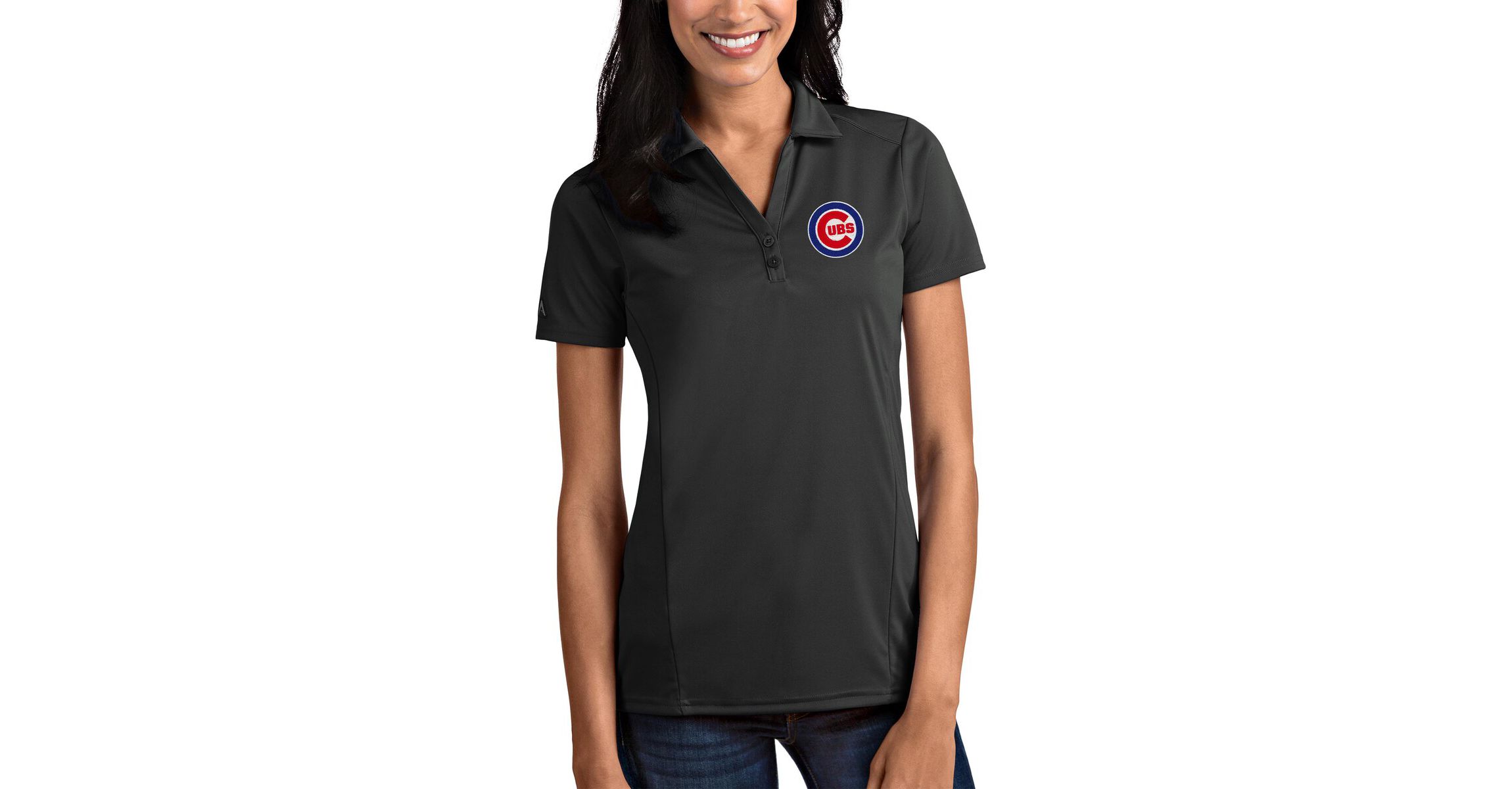 MLB Chicago Cubs Tribute Polo - Gray