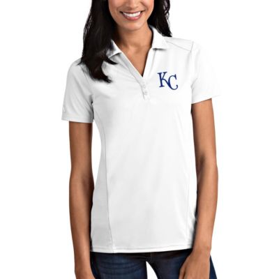 Antigua MLB Kansas City Royals Tribute Polo - White, Medium