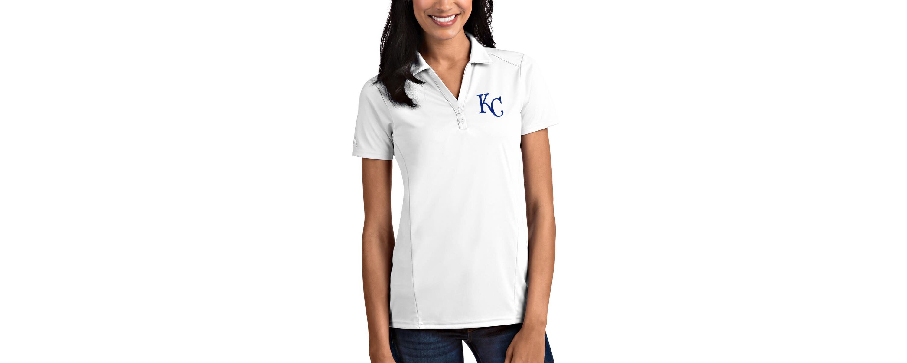 MLB Kansas City Royals Tribute Polo - White