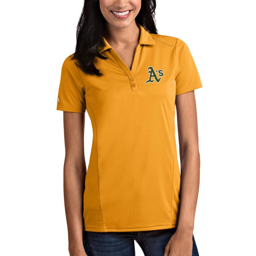 Oakland Athletics MLB Athletics Tribute Polo - Gold