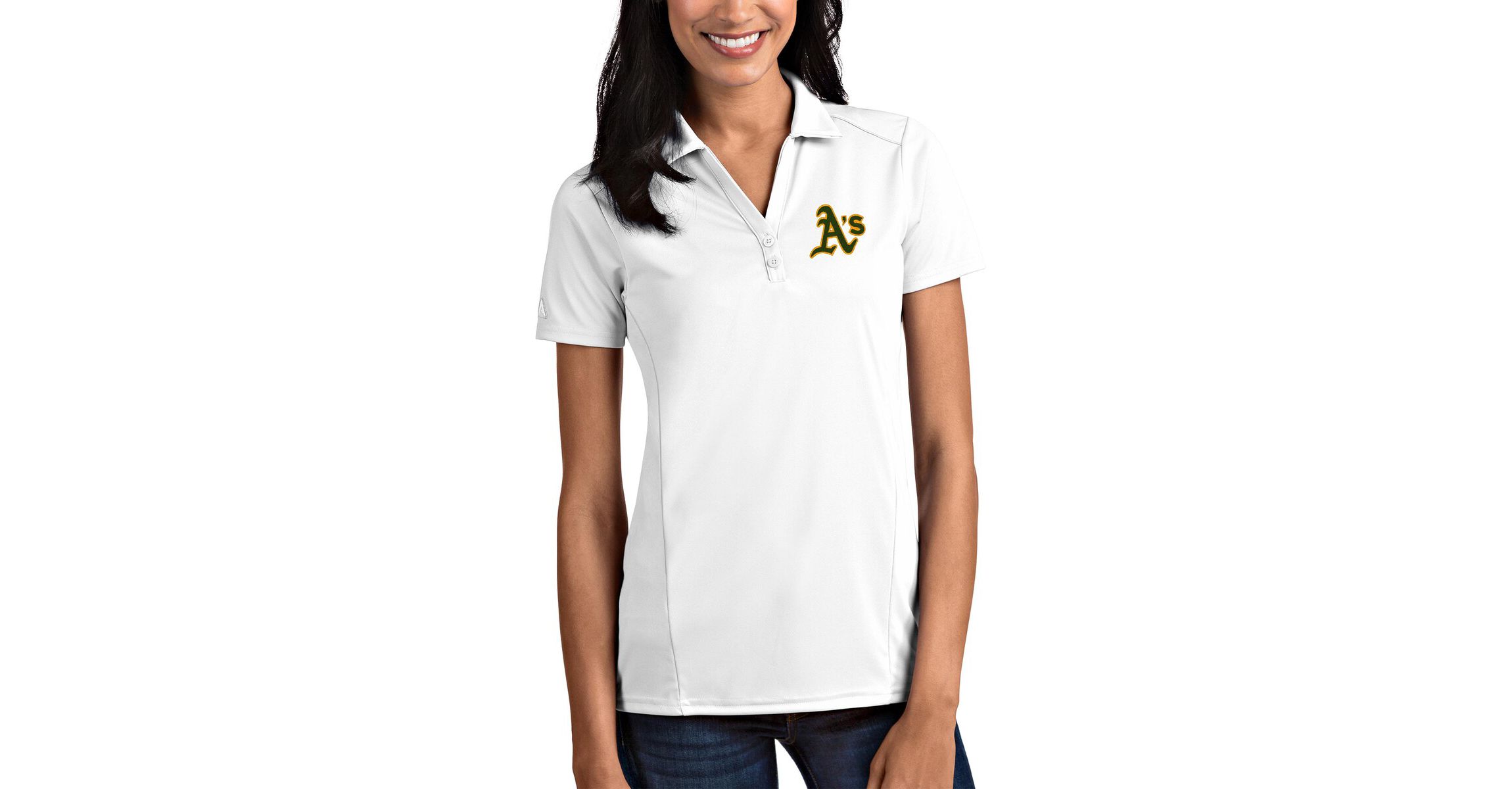 Oakland Athletics MLB Athletics Tribute Polo - White