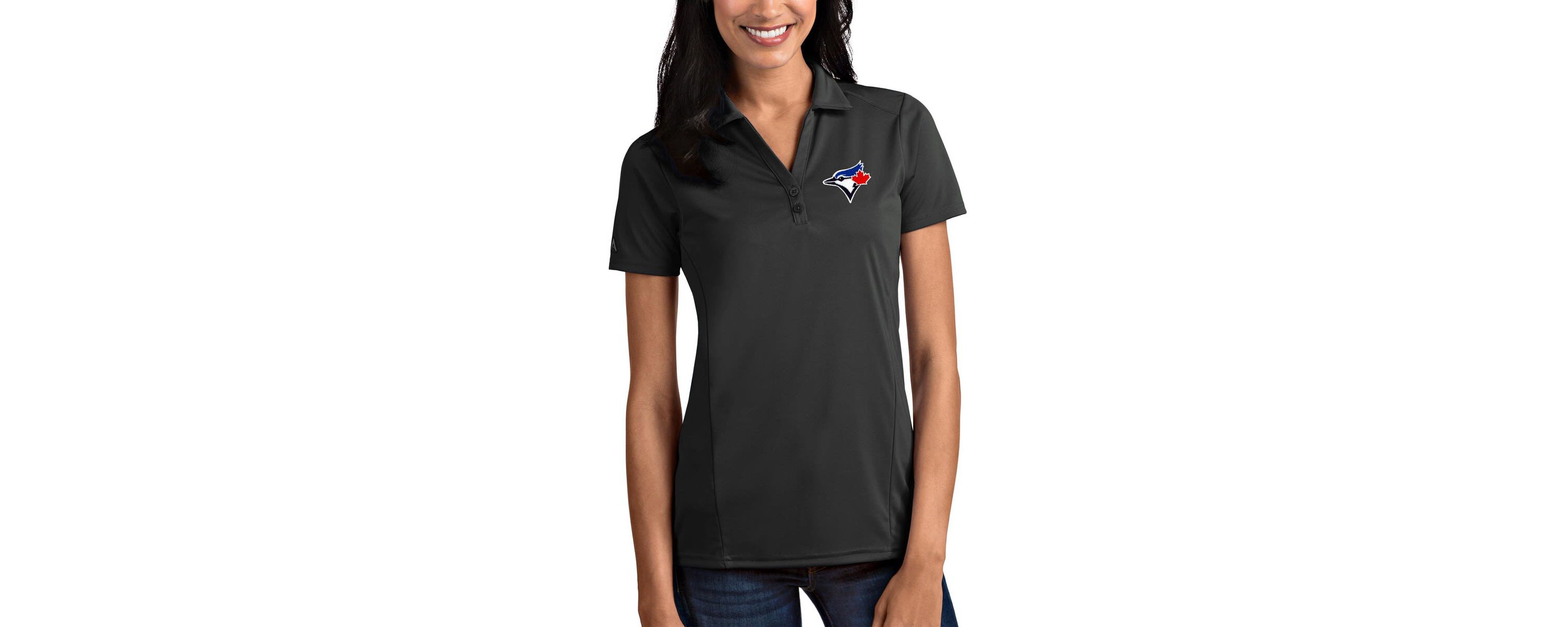 Toronto Blue Jays MLB Toronto Jays Tribute Polo - Gray