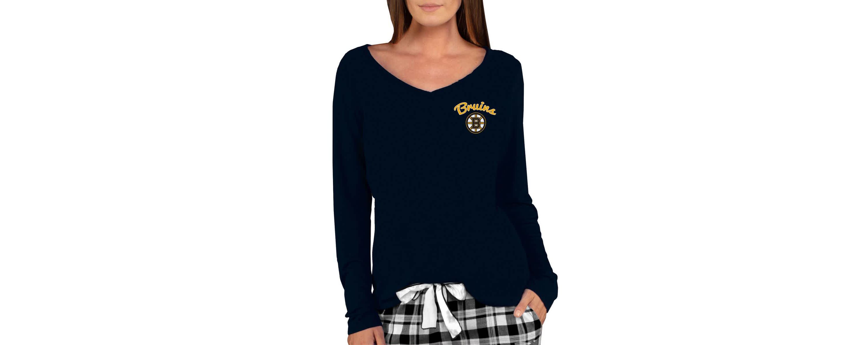 NHL Marathon Knit Long Sleeve V-Neck Top