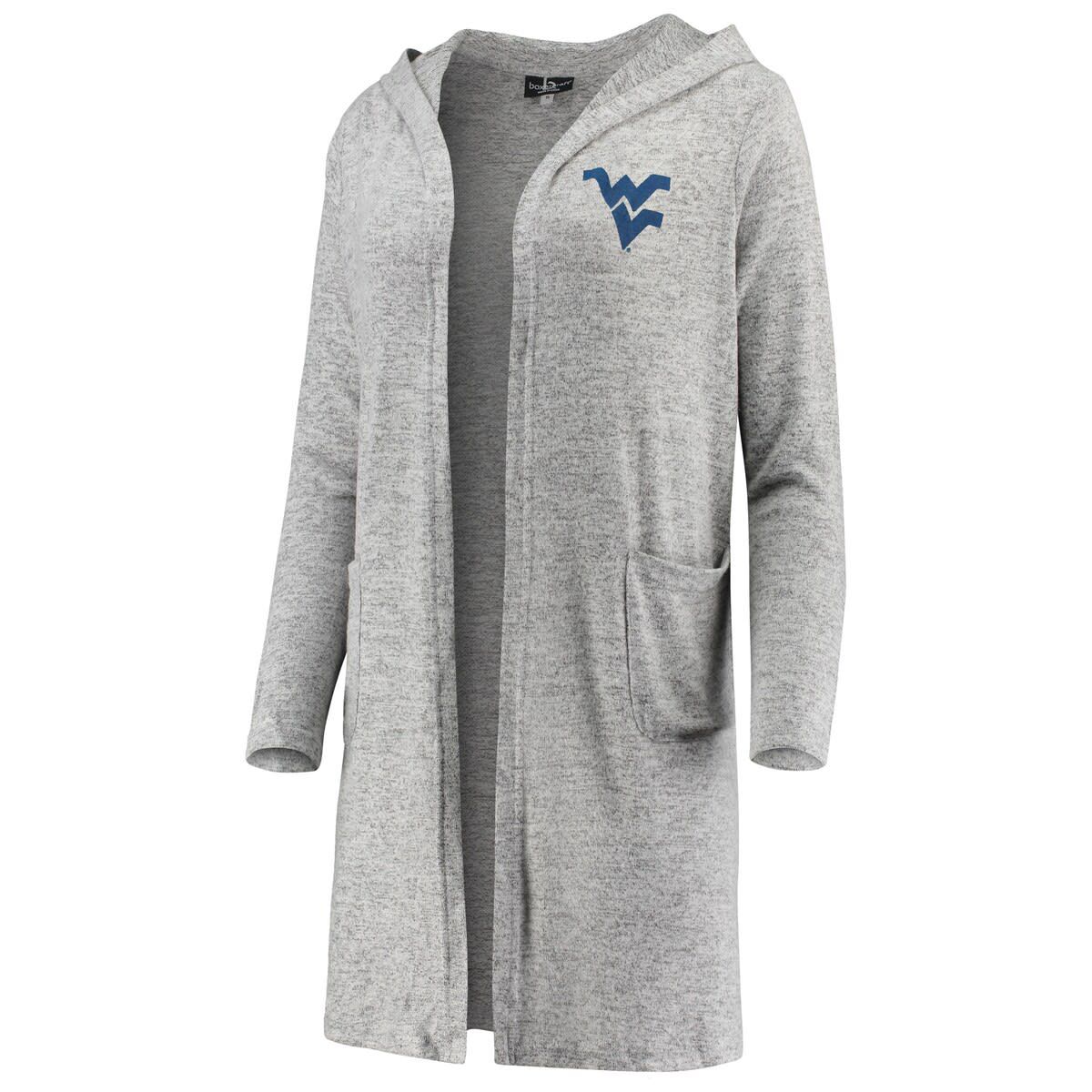 NCAA ed West Virginia Mountaineers Cuddle Soft Duster Tri-Blend Hooded Cardigan