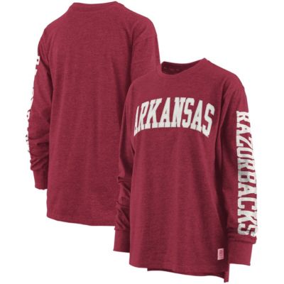 NCAA ed Arkansas Razorbacks Two-Hit Canyon Long Sleeve T-Shirt