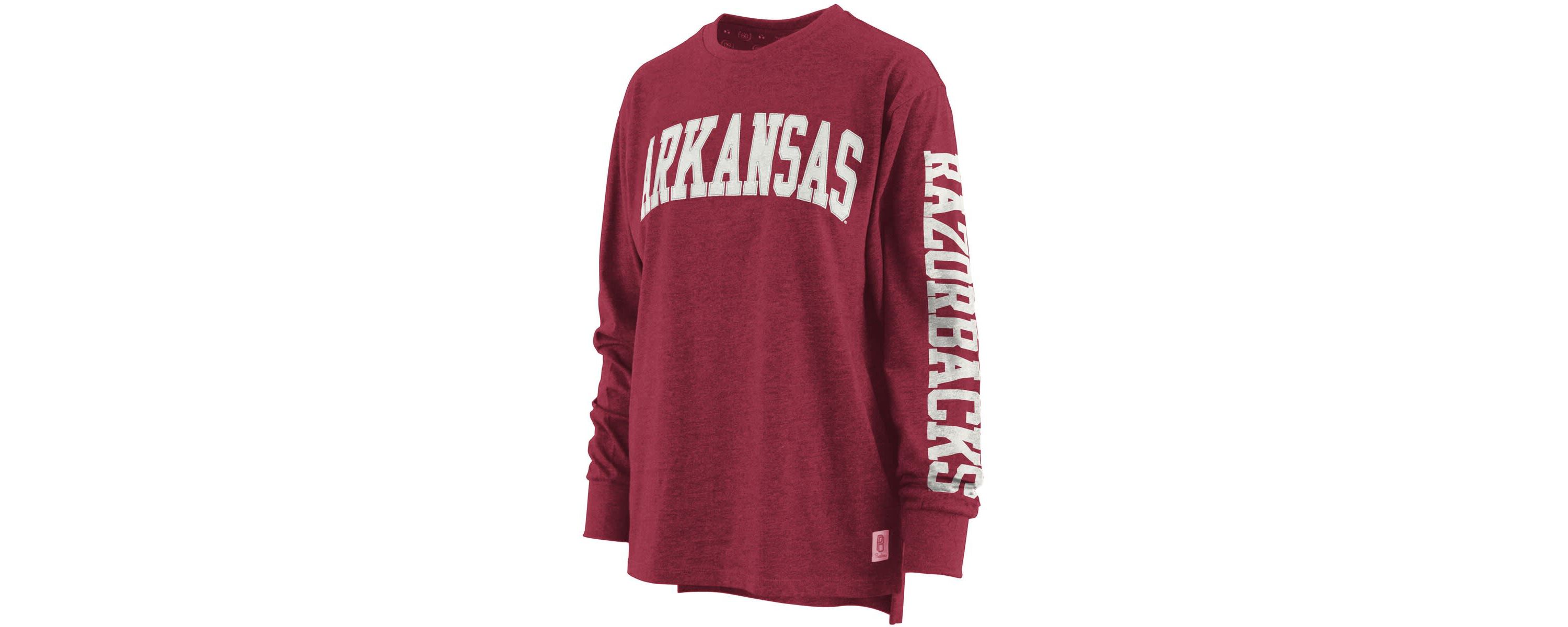 NCAA ed Arkansas Razorbacks Two-Hit Canyon Long Sleeve T-Shirt