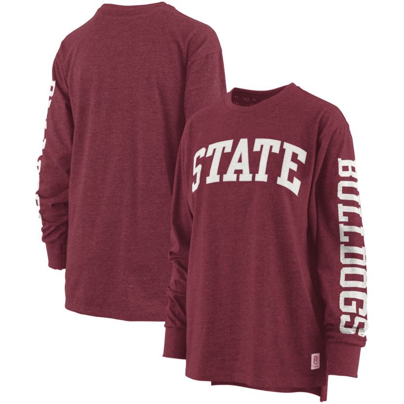 NCAA Mississippi State Bulldogs Two-Hit Canyon Long Sleeve T-Shirt