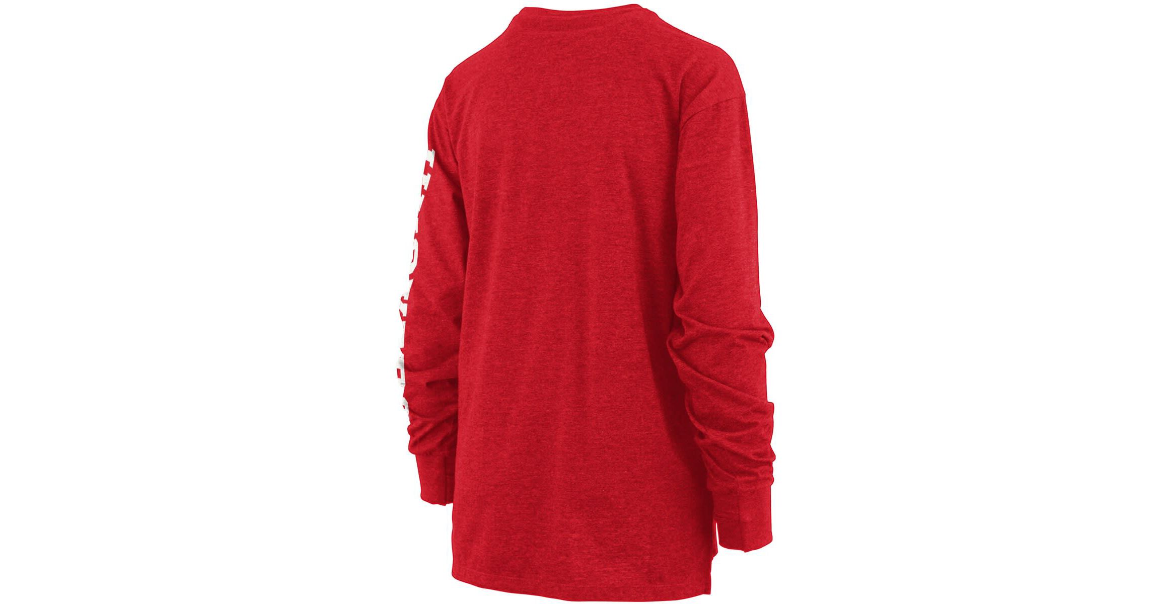 NCAA ed Nebraska Huskers Two-Hit Canyon Long Sleeve T-Shirt