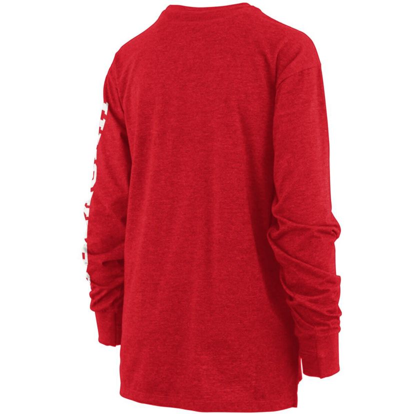 NCAA ed Nebraska Huskers Two-Hit Canyon Long Sleeve T-Shirt