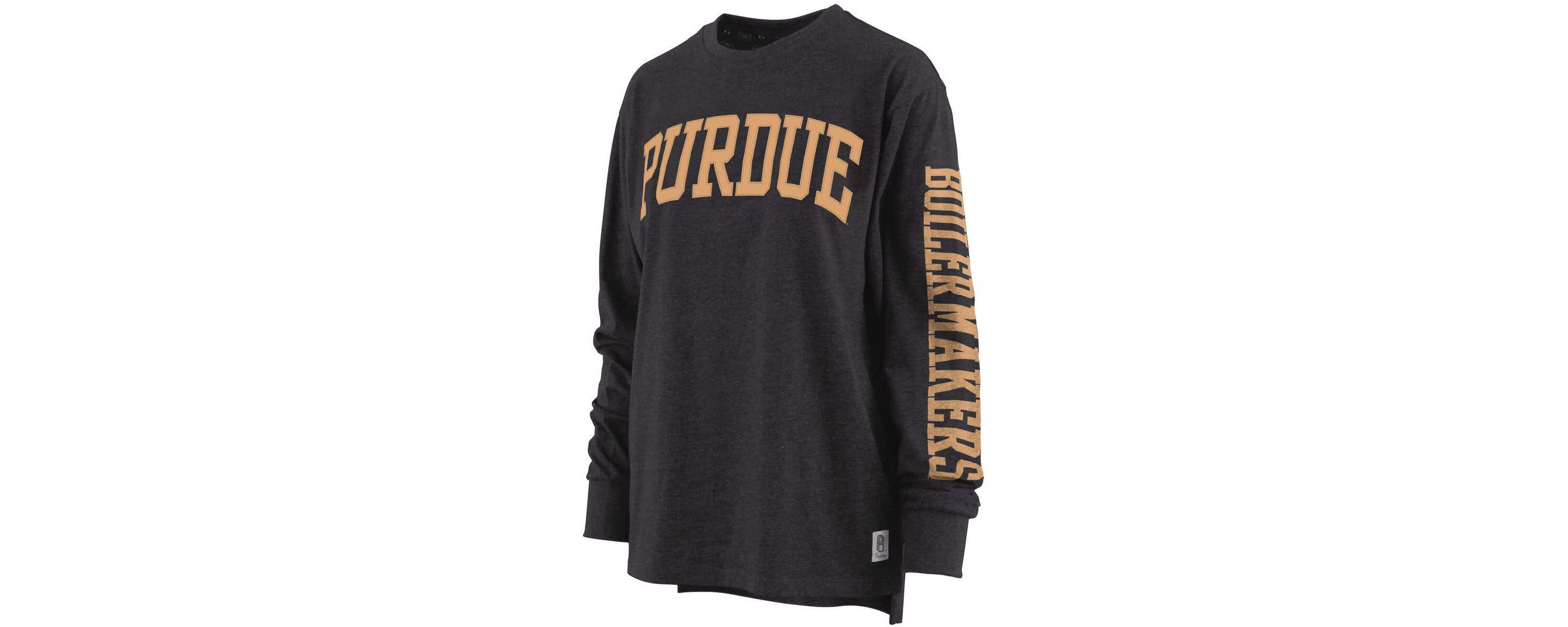 NCAA ed Purdue Boilermakers Two-Hit Canyon Long Sleeve T-Shirt