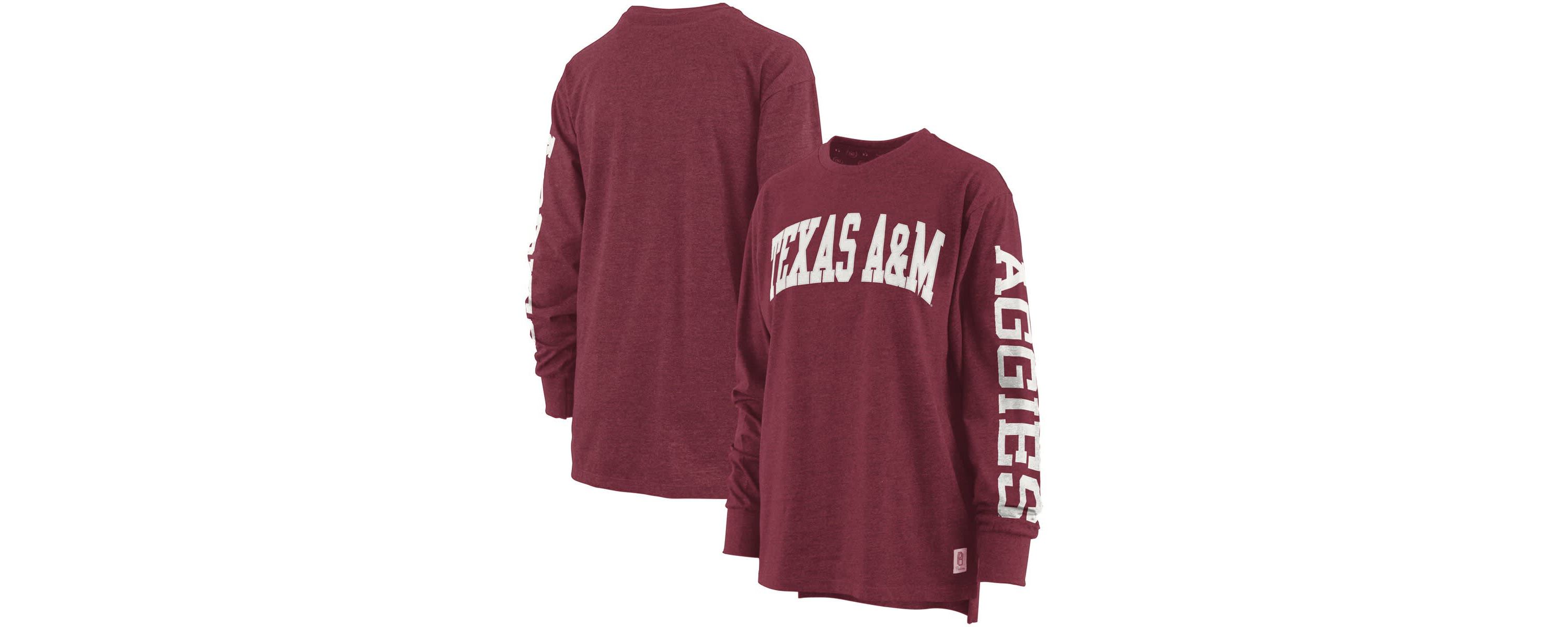 NCAA Texas A&M Aggies Two-Hit Canyon Long Sleeve T-Shirt
