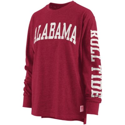 Alabama Crimson Tide NCAA Alabama Tide Two-Hit Canyon Long Sleeve T-Shirt