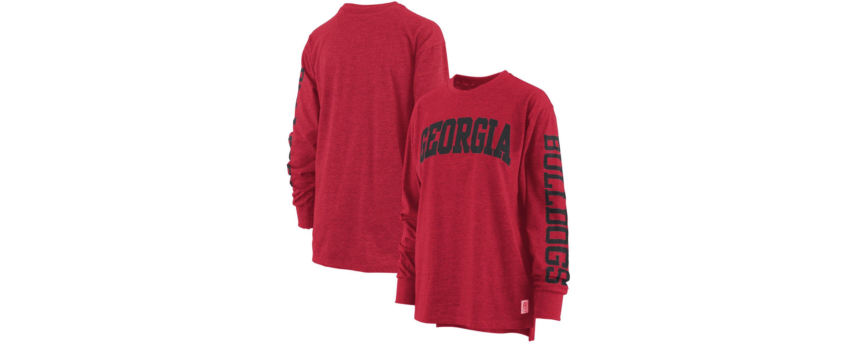 NCAA Georgia Bulldogs Two-Hit Canyon Long Sleeve T-Shirt