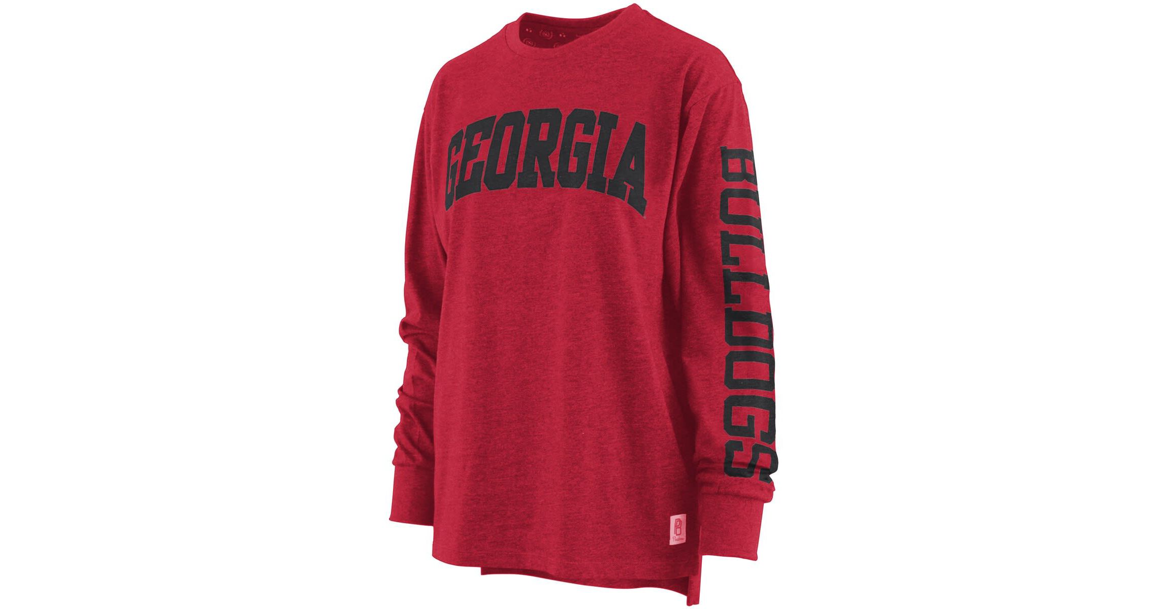 NCAA Georgia Bulldogs Two-Hit Canyon Long Sleeve T-Shirt