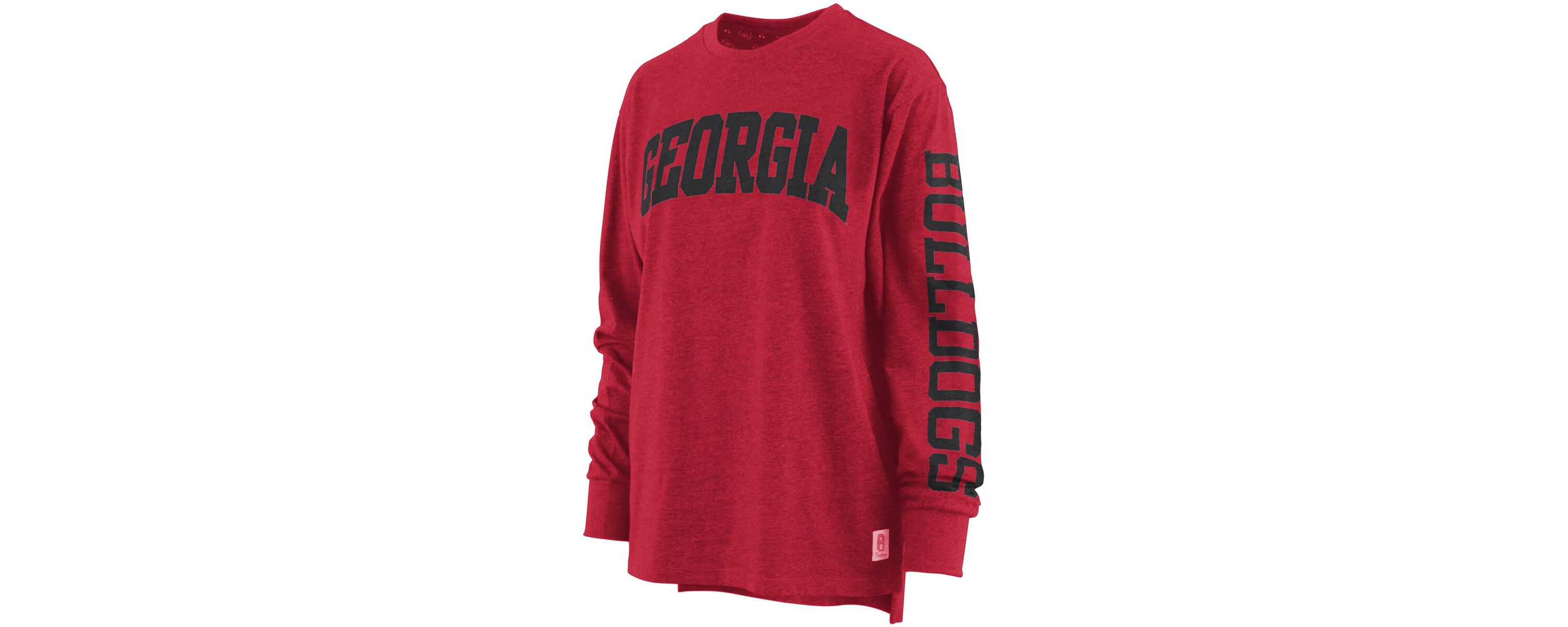NCAA Georgia Bulldogs Two-Hit Canyon Long Sleeve T-Shirt