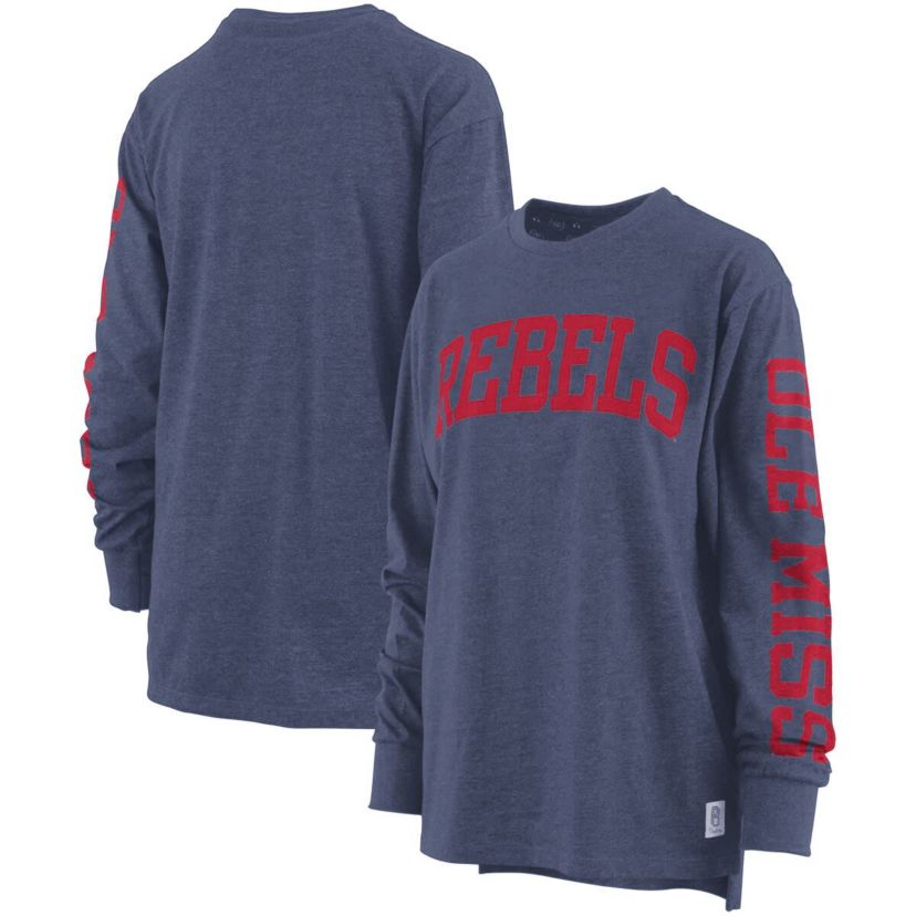 NCAA Ole Miss Rebels Two-Hit Canyon Long Sleeve T-Shirt