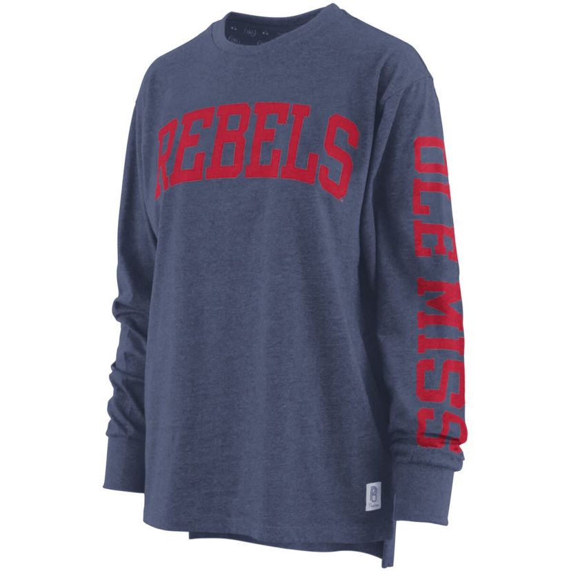 NCAA Ole Miss Rebels Two-Hit Canyon Long Sleeve T-Shirt