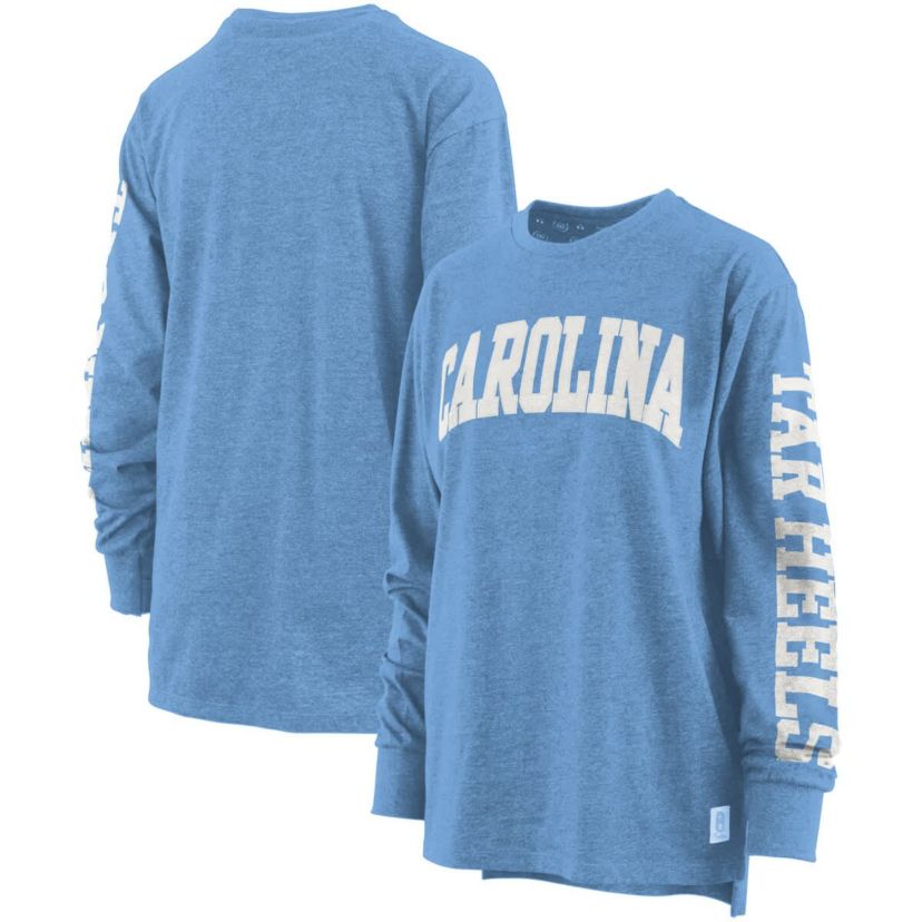 NCAA Carolina North Carolina Tar Heels Two-Hit Canyon Long Sleeve T-Shirt