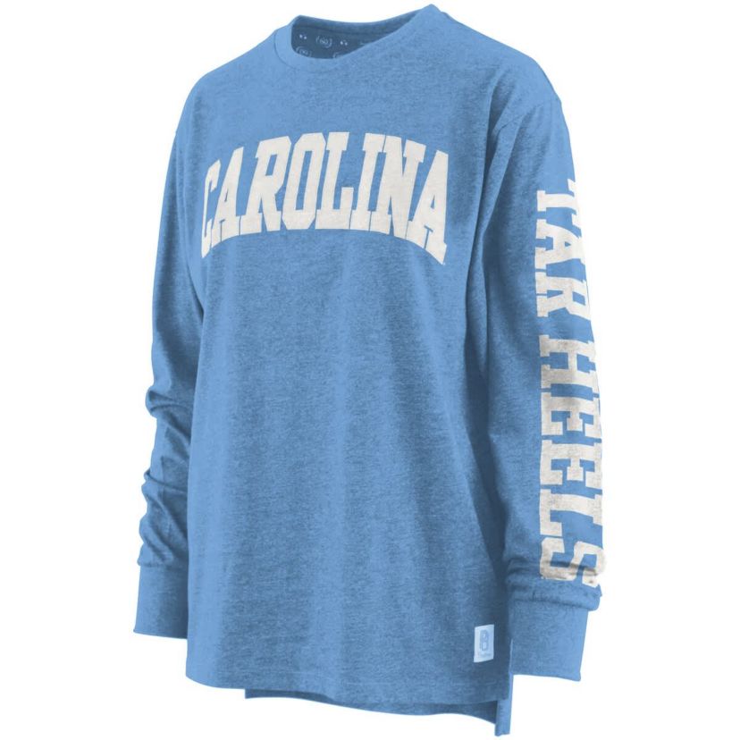 NCAA Carolina North Carolina Tar Heels Two-Hit Canyon Long Sleeve T-Shirt