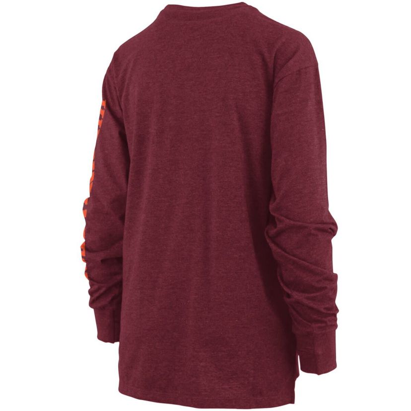 NCAA ed Virginia Tech Hokies Two-Hit Canyon Long Sleeve T-Shirt