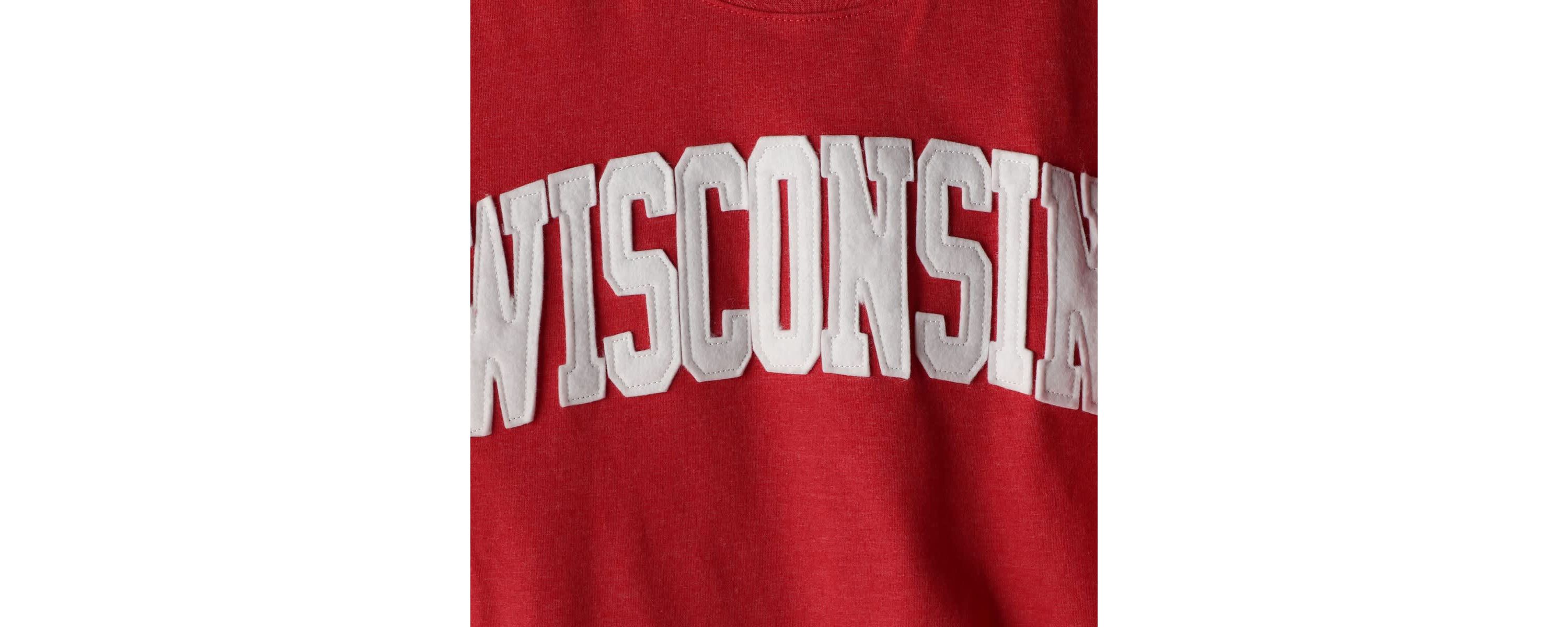 NCAA ed Wisconsin Badgers Two-Hit Canyon Long Sleeve T-Shirt