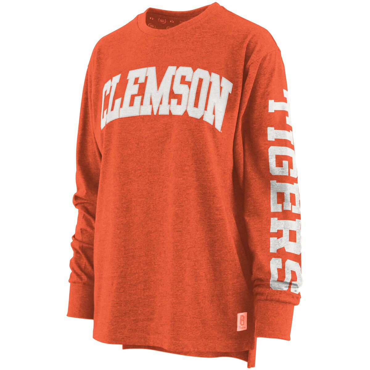 NCAA Clemson Tigers Plus Size Two-Hit Canyon Long Sleeve T-Shirt