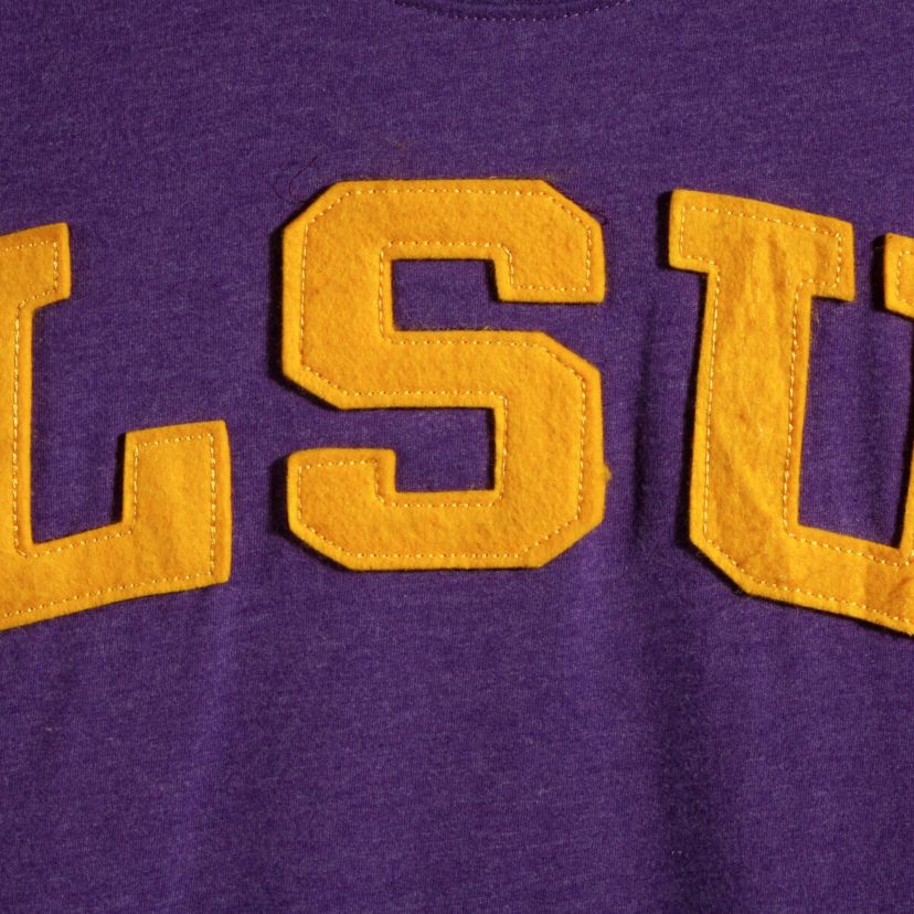 NCAA LSU Tigers Plus Size Two-Hit Canyon Long Sleeve T-Shirt