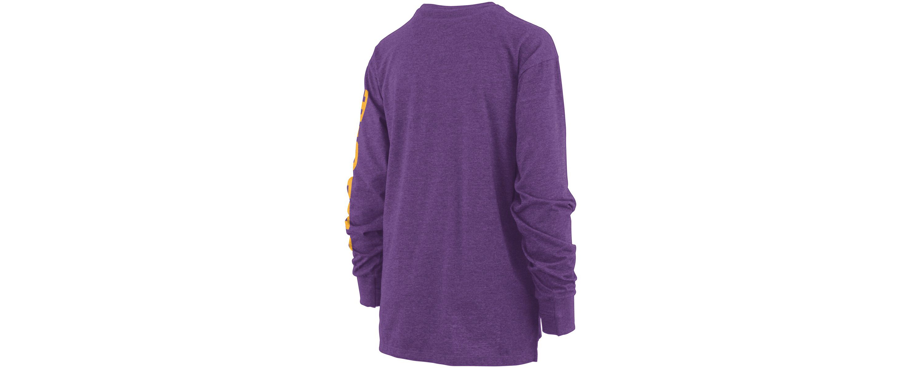 NCAA LSU Tigers Plus Size Two-Hit Canyon Long Sleeve T-Shirt