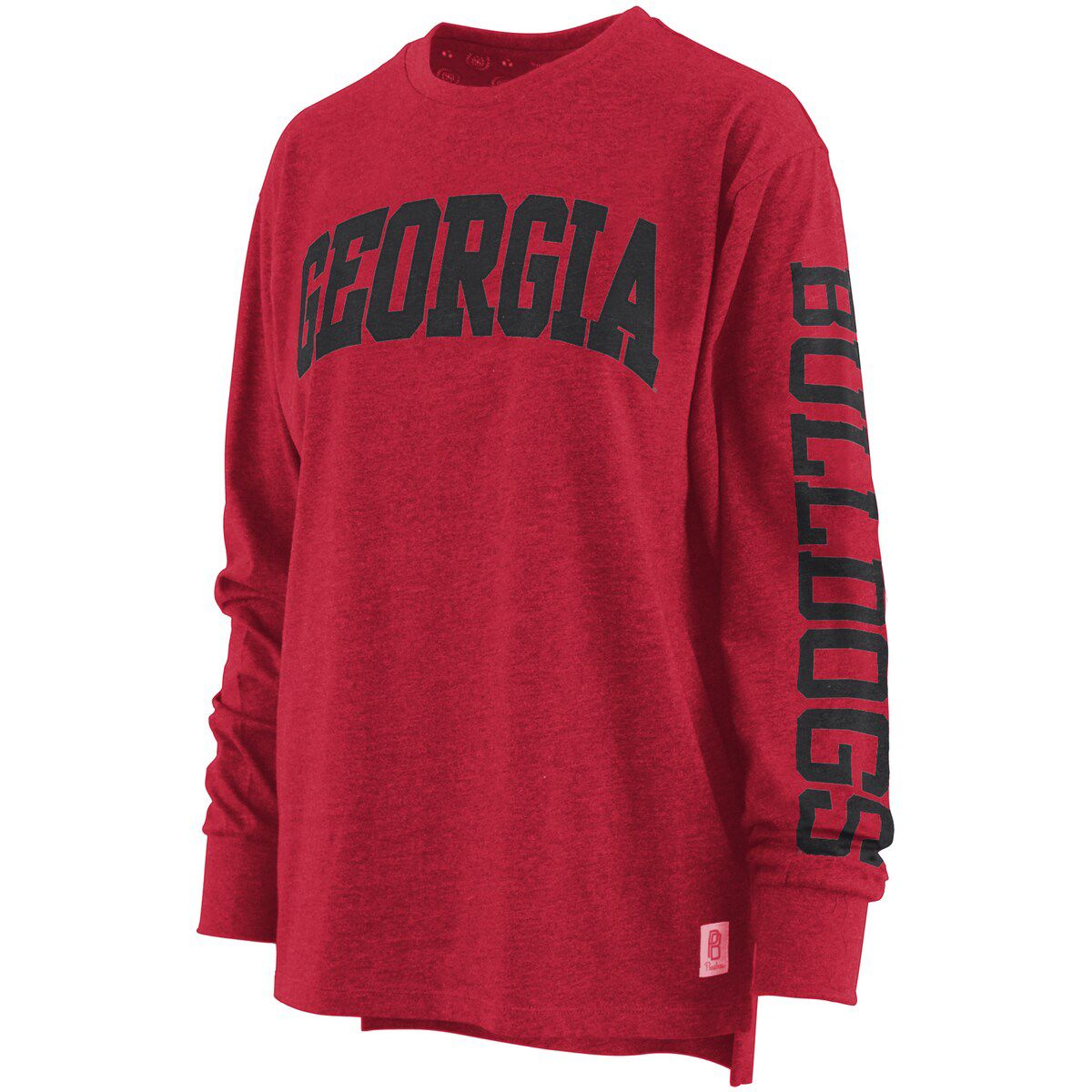 NCAA Georgia Bulldogs Plus Size Two-Hit Canyon Long Sleeve T-Shirt