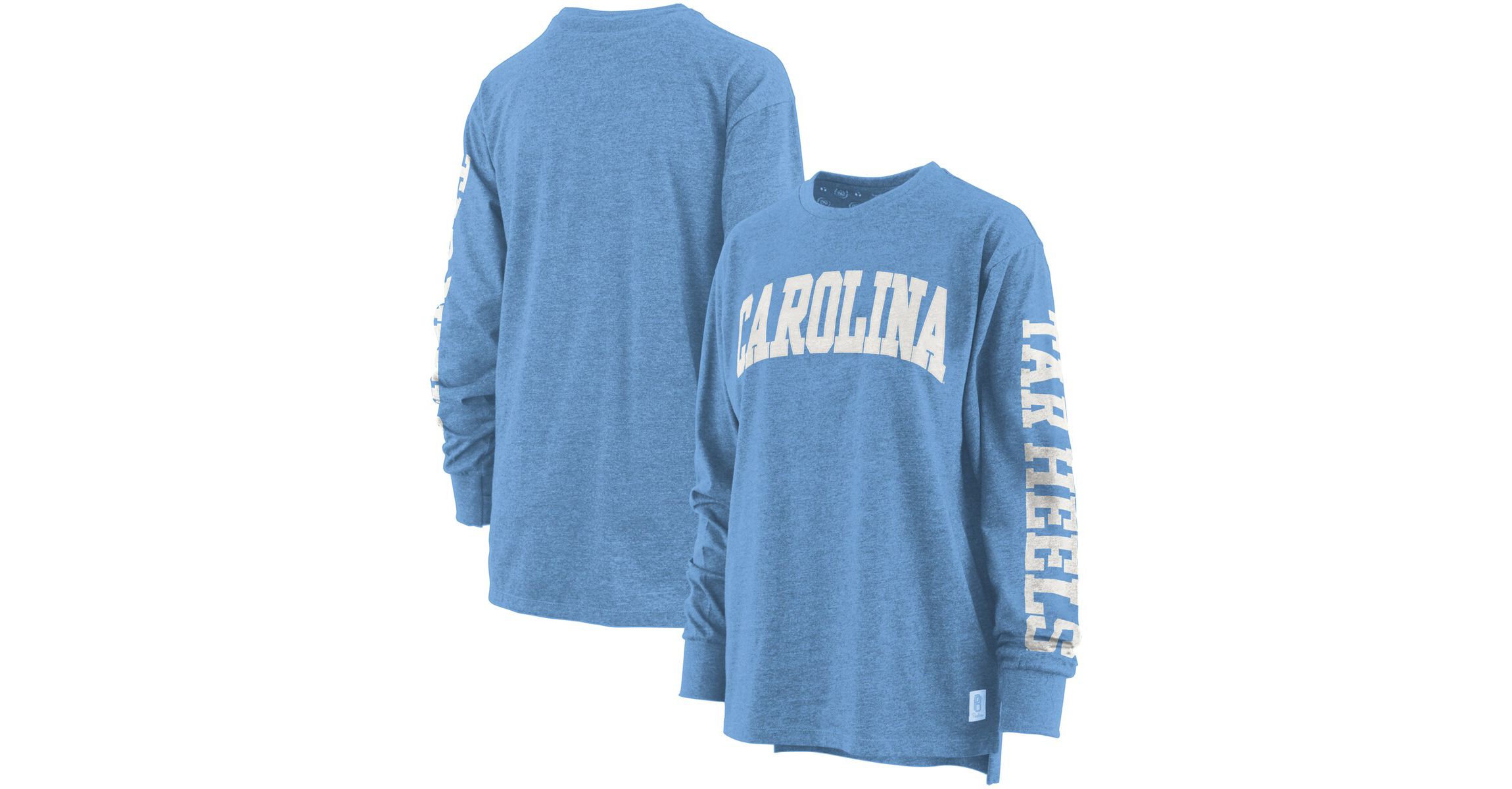 NCAA Carolina North Carolina Tar Heels Plus Size Two-Hit Canyon Long Sleeve T-Shirt