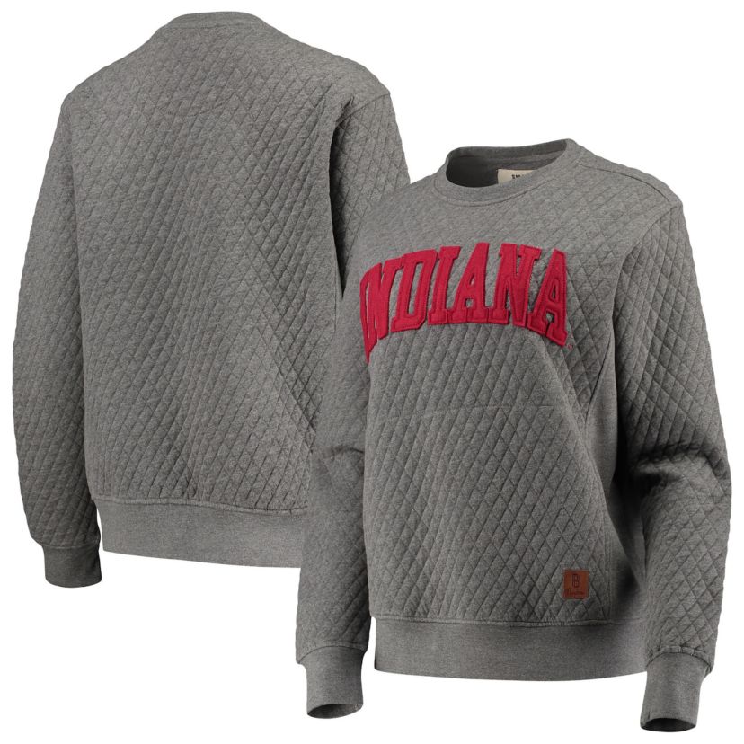 NCAA Indiana Hoosiers Moose Quilted Pullover Sweatshirt