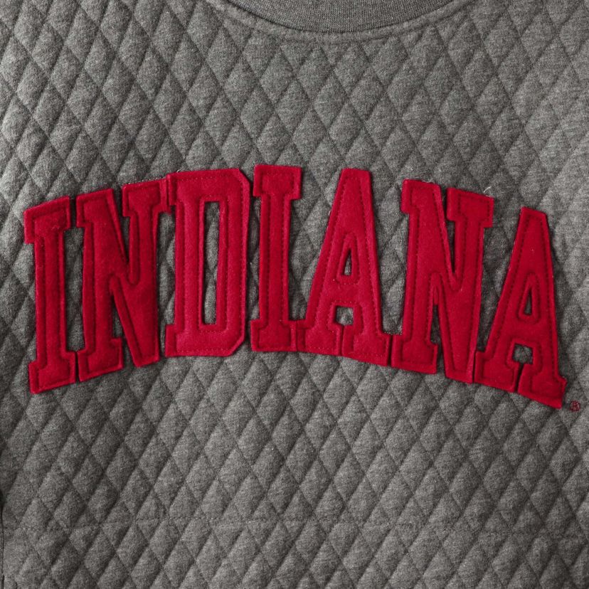 NCAA Indiana Hoosiers Moose Quilted Pullover Sweatshirt