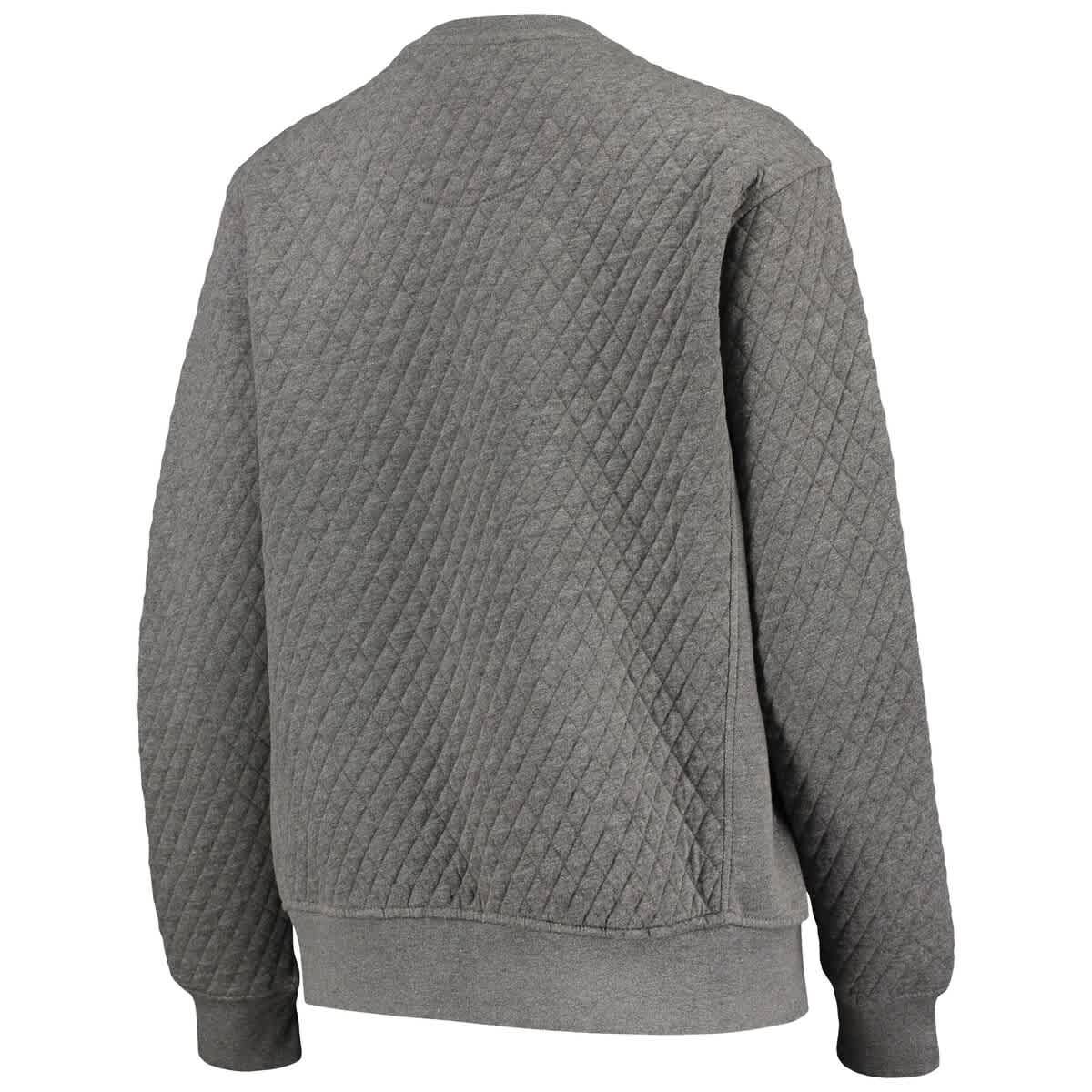 NCAA Kansas Jayhawks Moose Quilted Pullover Sweatshirt