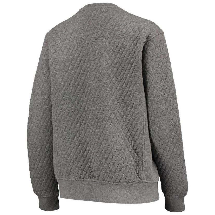 NCAA Kansas Jayhawks Moose Quilted Pullover Sweatshirt