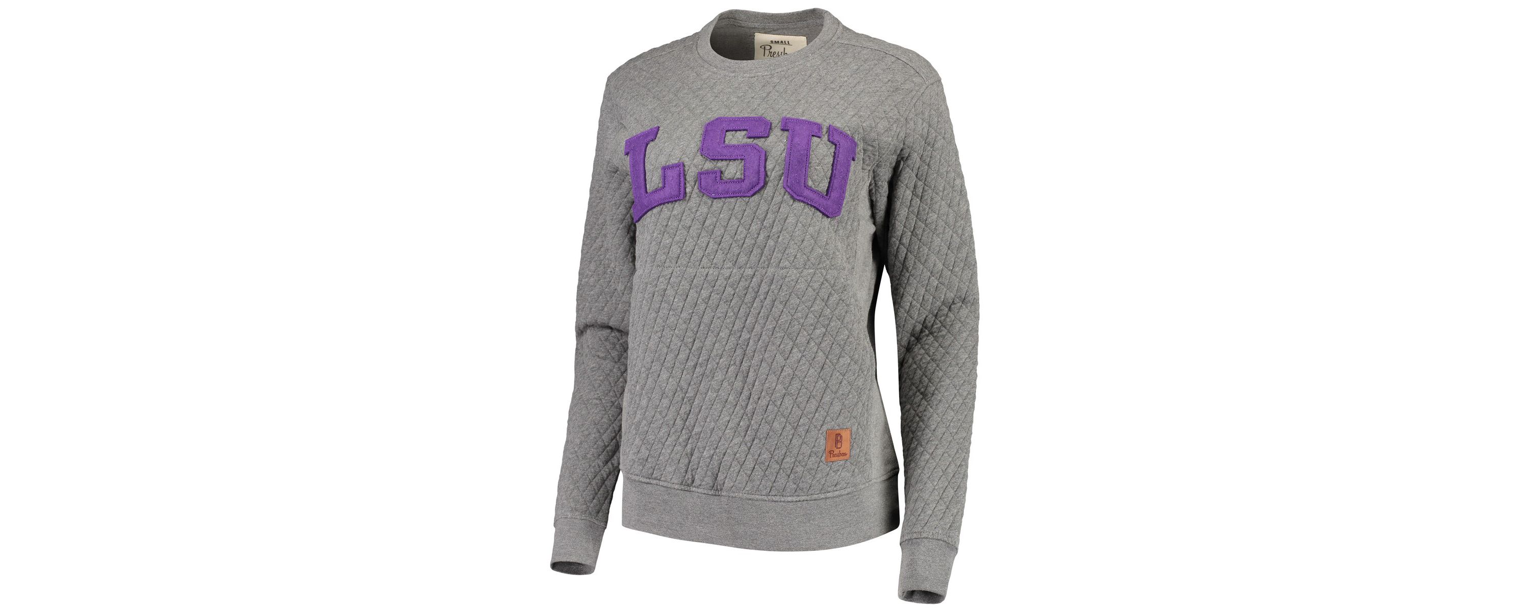 NCAA LSU Tigers Moose Quilted Pullover Sweatshirt