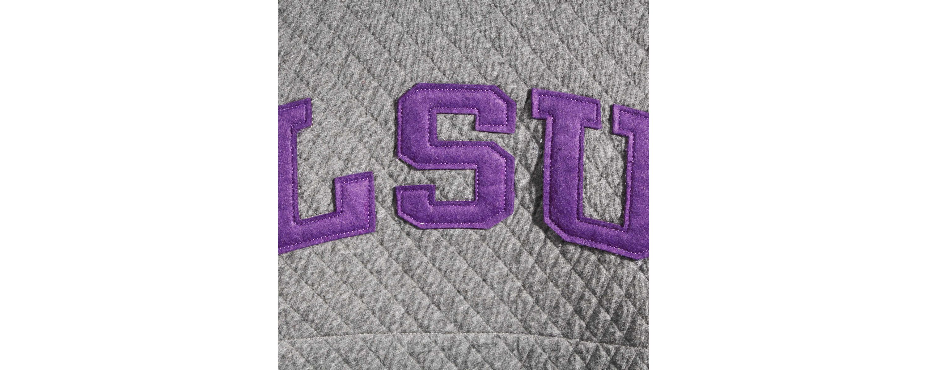 NCAA LSU Tigers Moose Quilted Pullover Sweatshirt