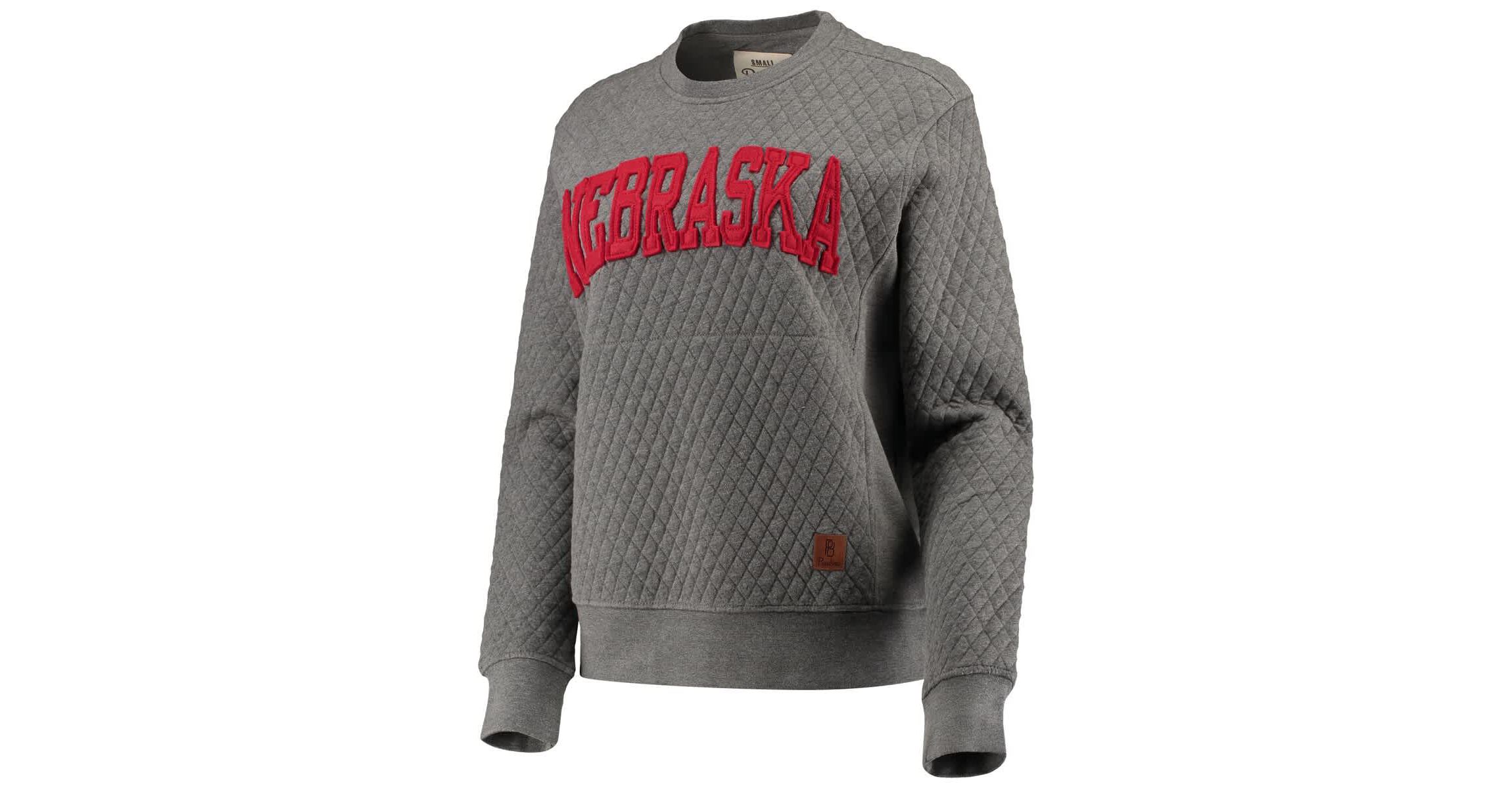 NCAA Nebraska Huskers Moose Quilted Pullover Sweatshirt