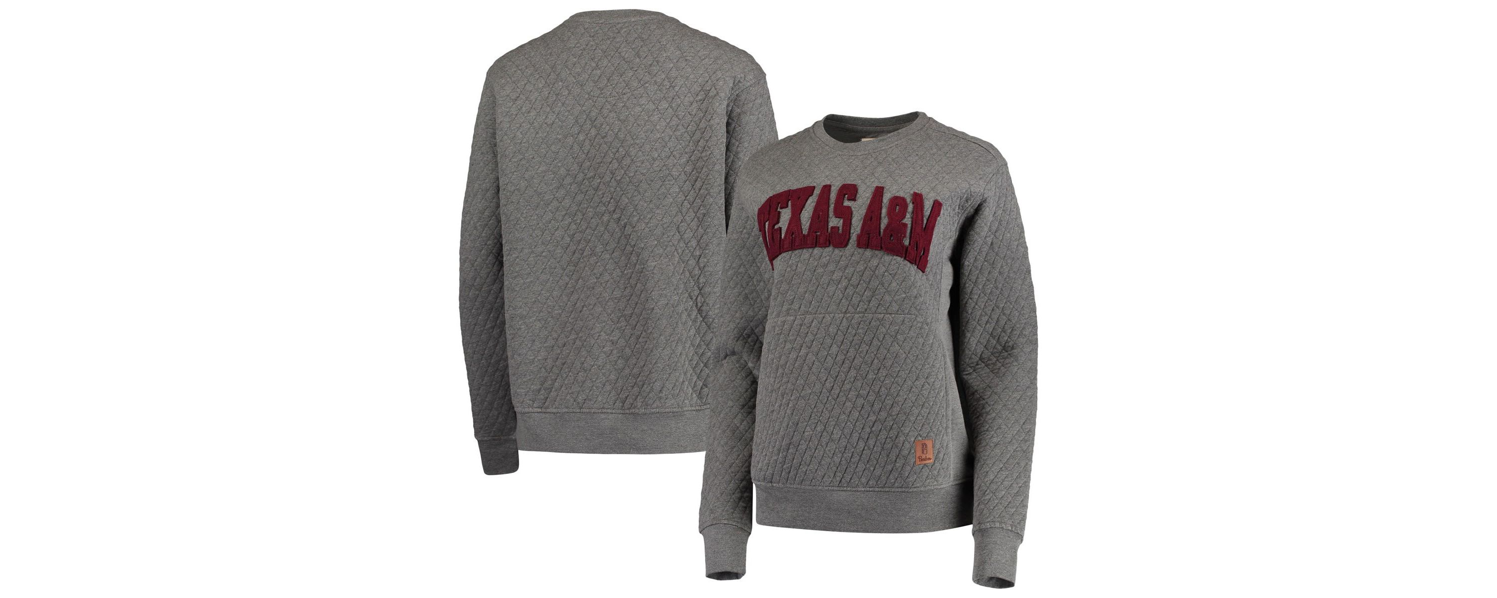 NCAA Texas A&M Aggies Moose Quilted Pullover Sweatshirt