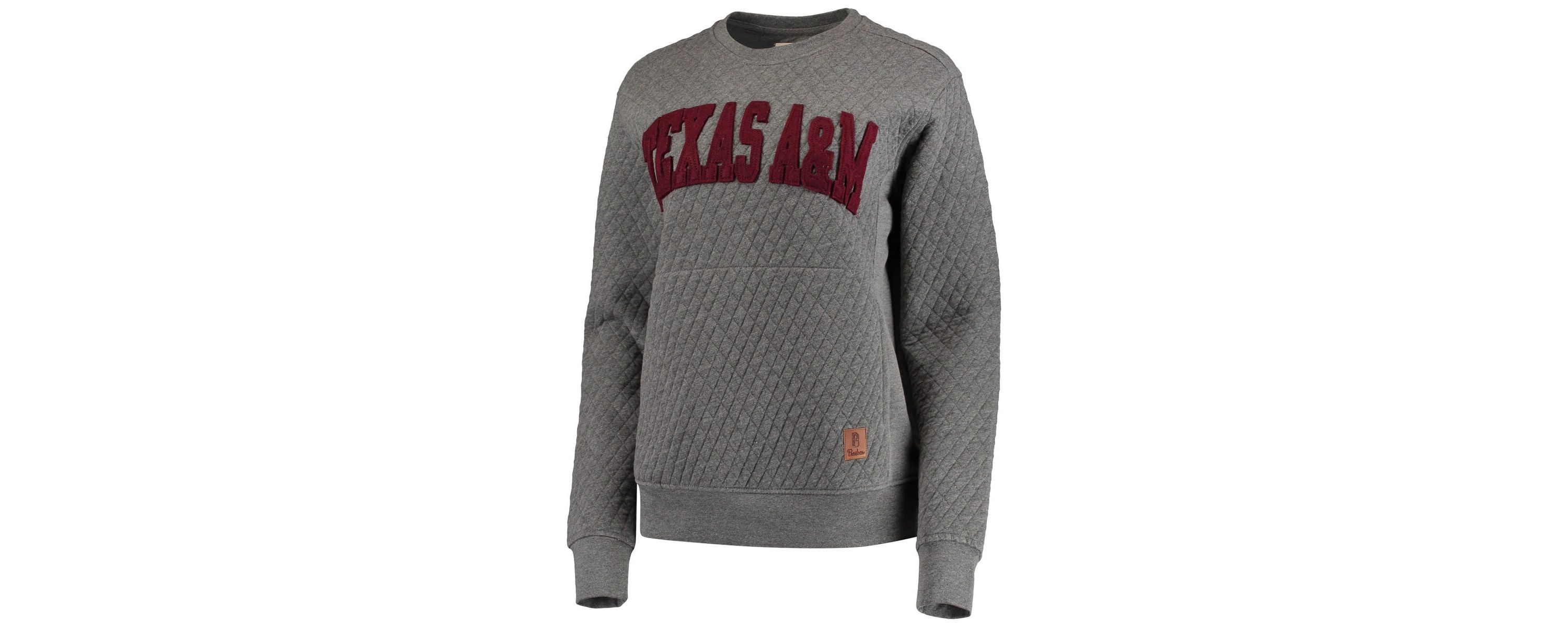 NCAA Texas A&M Aggies Moose Quilted Pullover Sweatshirt