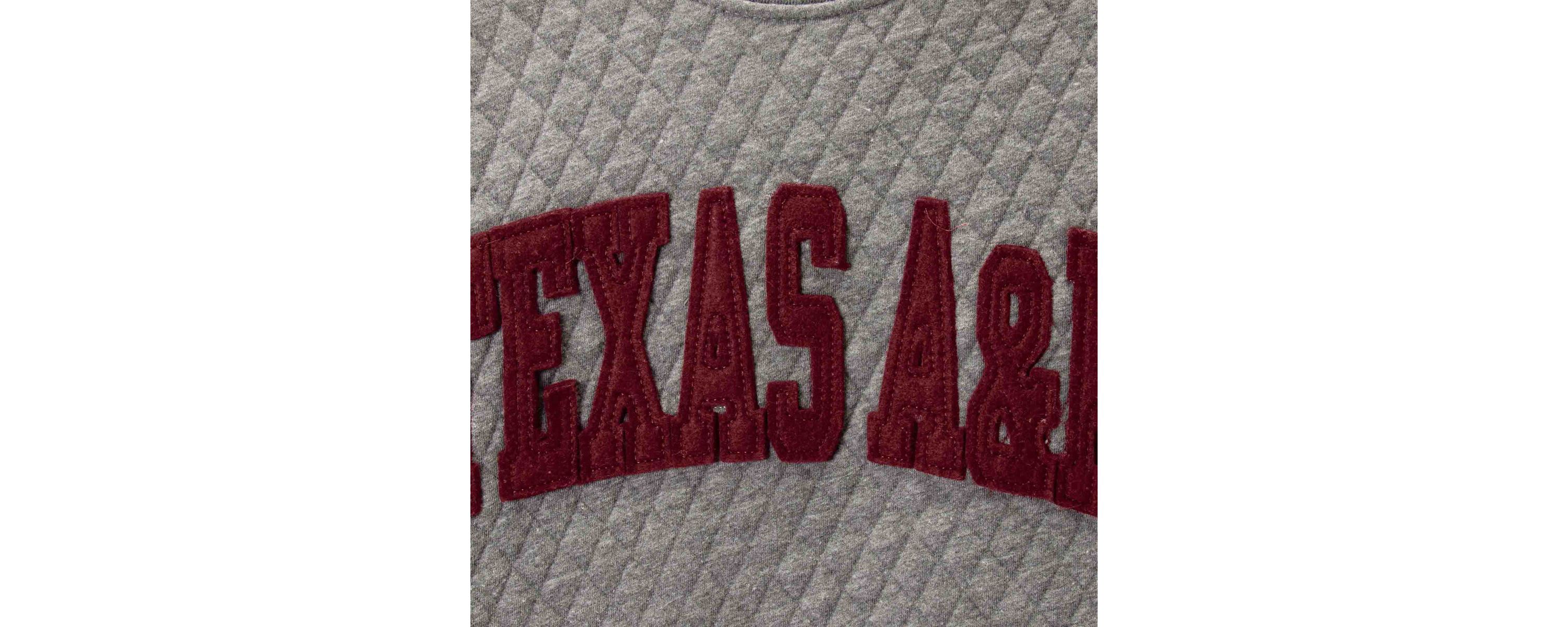NCAA Texas A&M Aggies Moose Quilted Pullover Sweatshirt