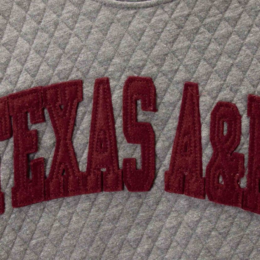 NCAA Texas A&M Aggies Moose Quilted Pullover Sweatshirt