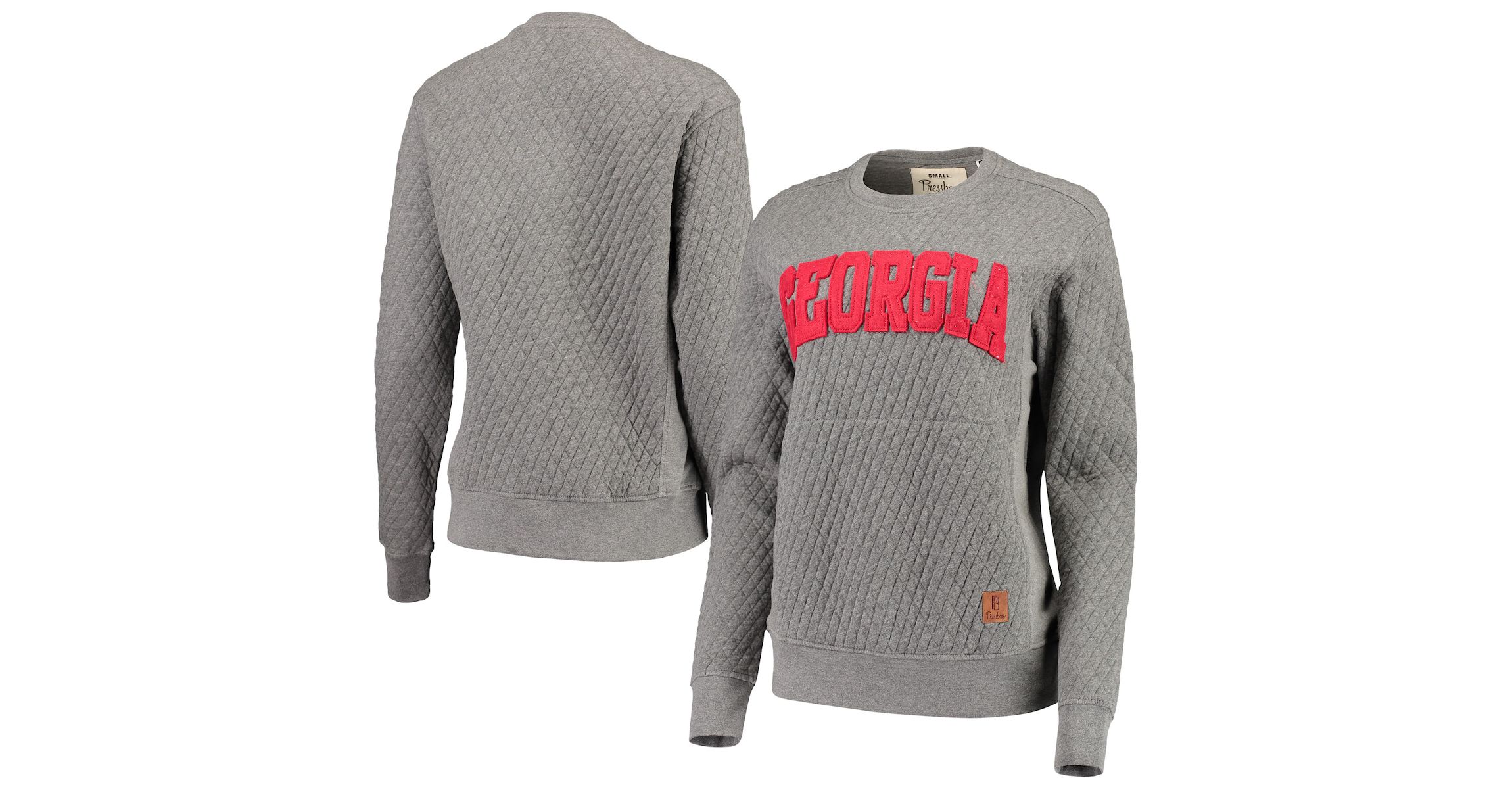 NCAA Georgia Bulldogs Moose Quilted Pullover Sweatshirt