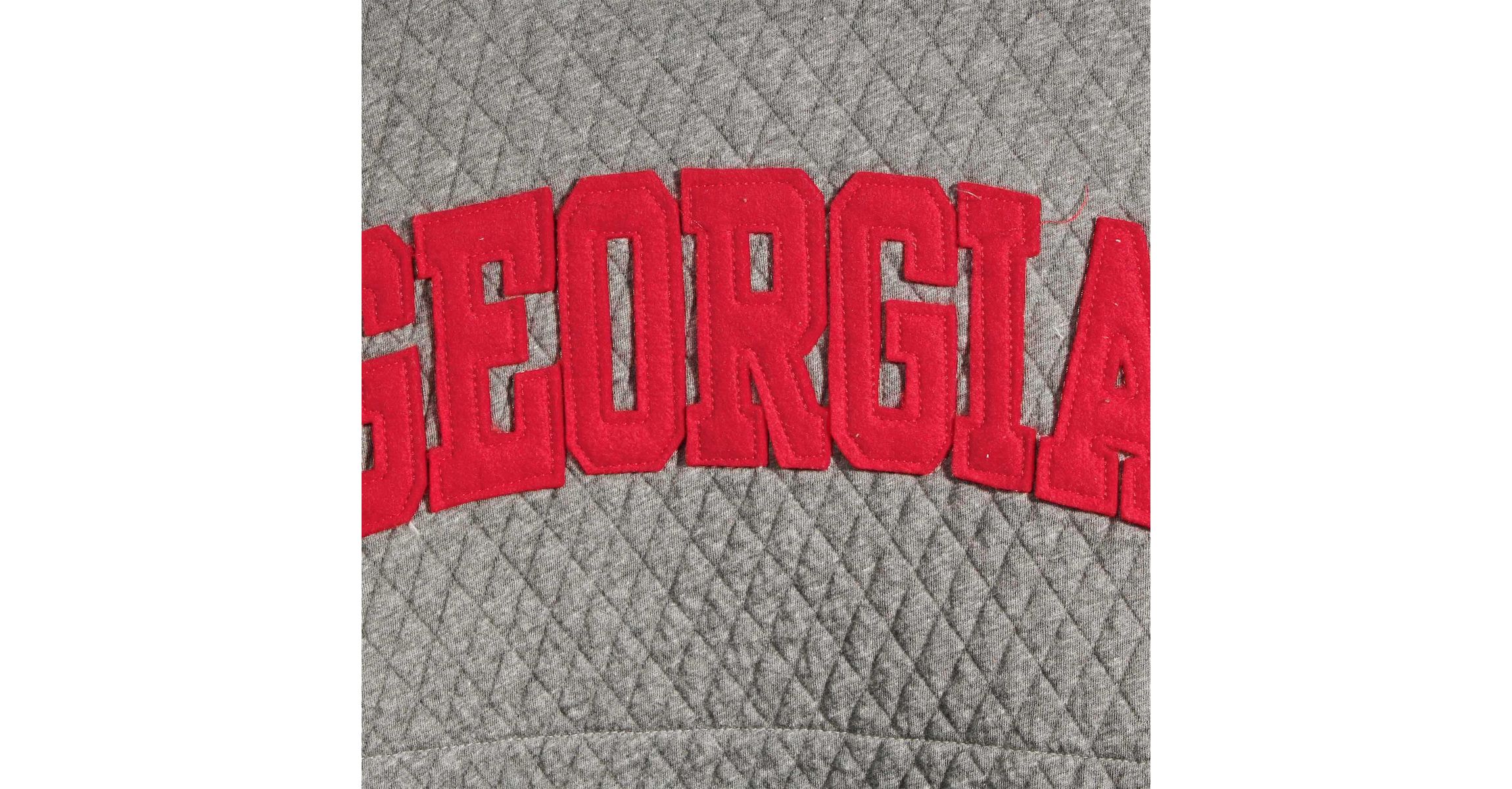 NCAA Georgia Bulldogs Moose Quilted Pullover Sweatshirt