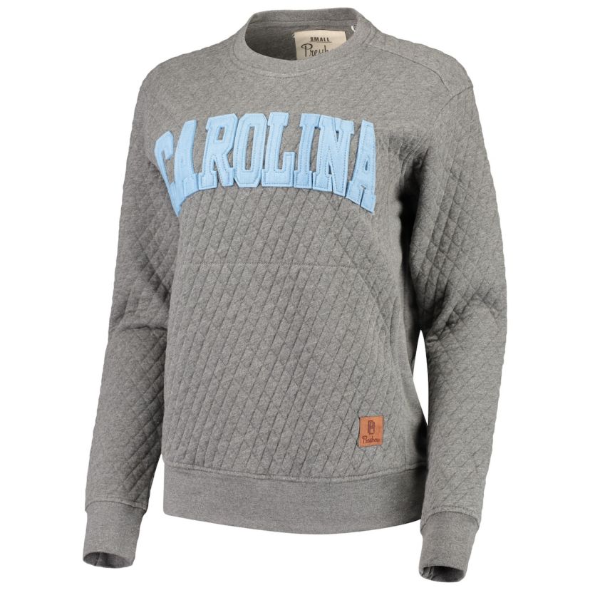 NCAA North Carolina Tar Heels Moose Quilted Pullover Sweatshirt