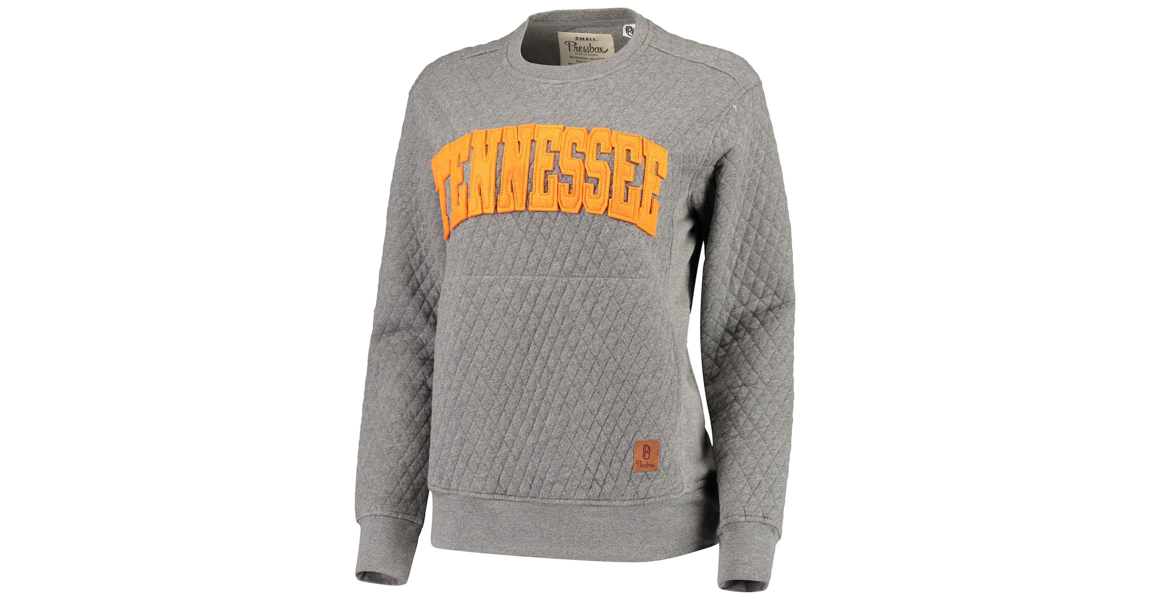 NCAA Tennessee Volunteers Moose Quilted Pullover Sweatshirt