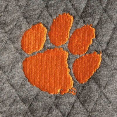 NCAA ed Clemson Tigers Magnum Quilted Quarter-Snap Pullover Jacket