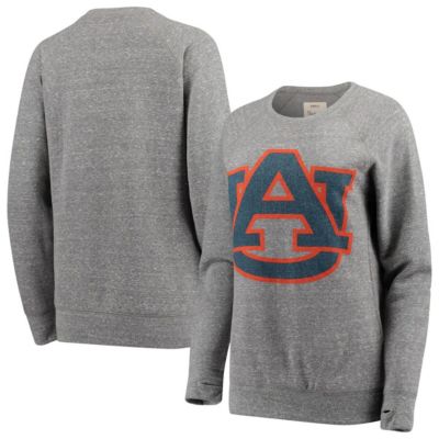 NCAA ed Auburn Tigers Big Team Logo Knobi Fleece Tri-Blend Crew Neck Sweatshirt