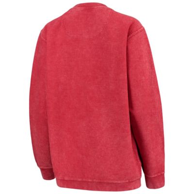 NCAA Wisconsin Badgers Comfy Cord Corduroy Crewneck Sweatshirt