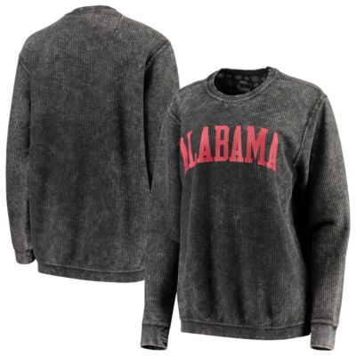 Alabama Crimson Tide NCAA Comfy Cord Vintage Wash Basic Arch Pullover Sweatshirt